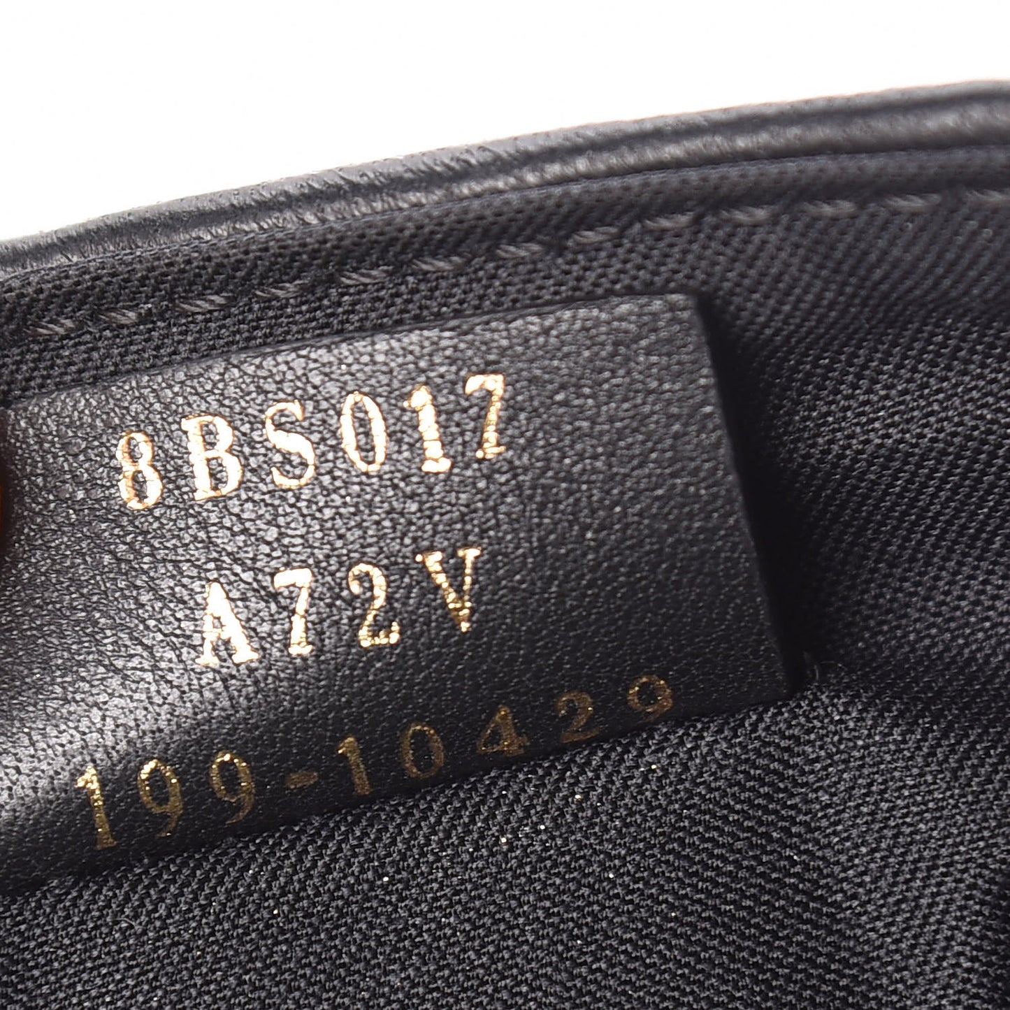 Nappa FF 1974 Embossed Mini Baguette Black