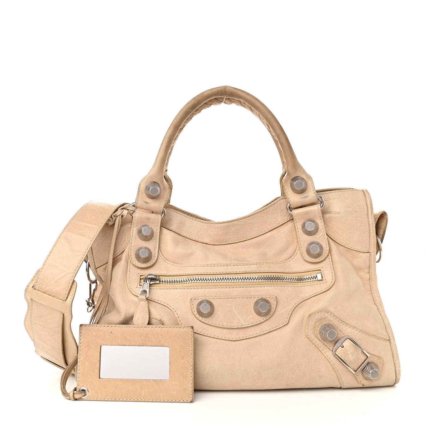 Agneau Giant 12 Silver Hardware City Sahara
