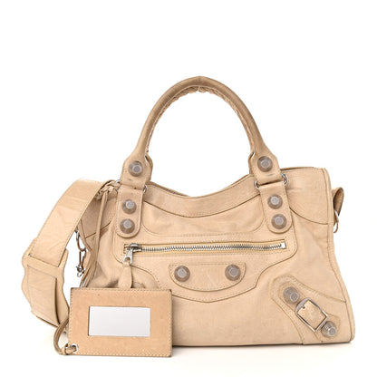 Balenciaga Agneau Giant 12 Silver Hardware City Sahara 1 of 22