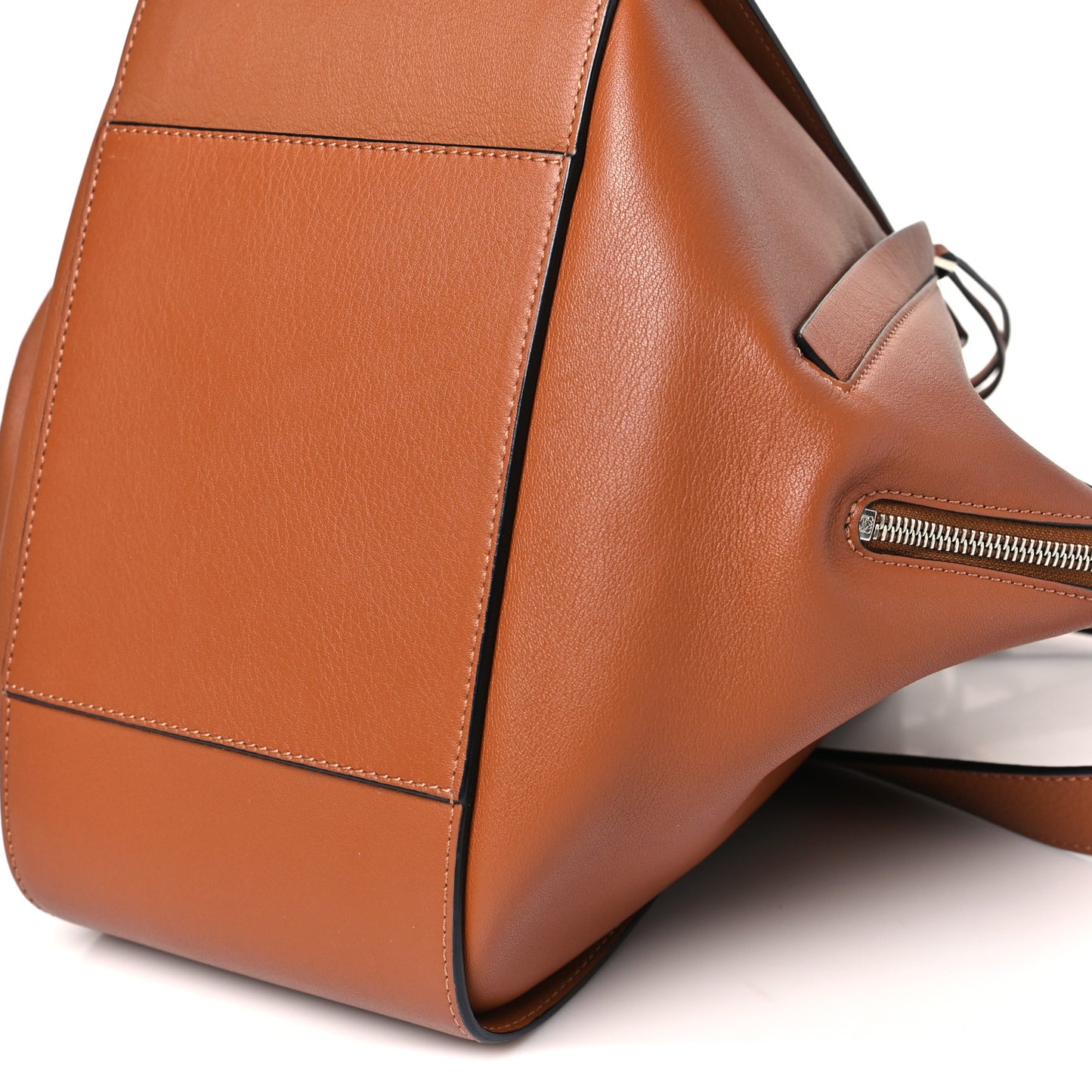 Calfskin Small Hammock Shoulder Bag Tan