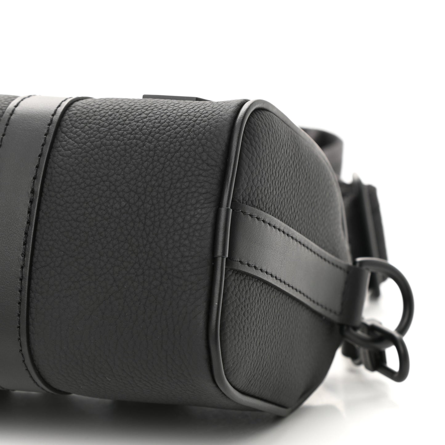 Grained Calfskin Aerogram Keepall XS Black
