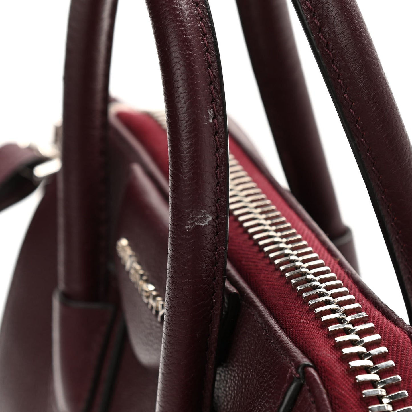 Sugar Goatskin Mini Antigona Aubergine