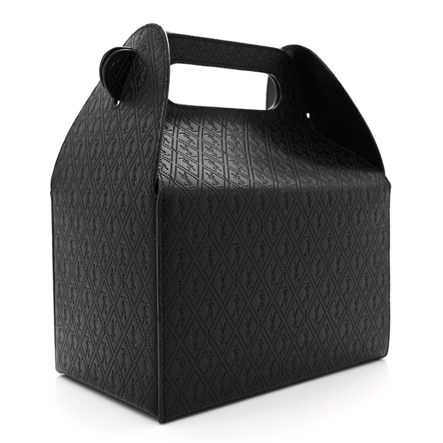 Calfskin Monogram Take Away Box Black