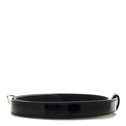 Gucci Calfskin Horsebit Skinny Belt 90 36 Black 2 of 3
