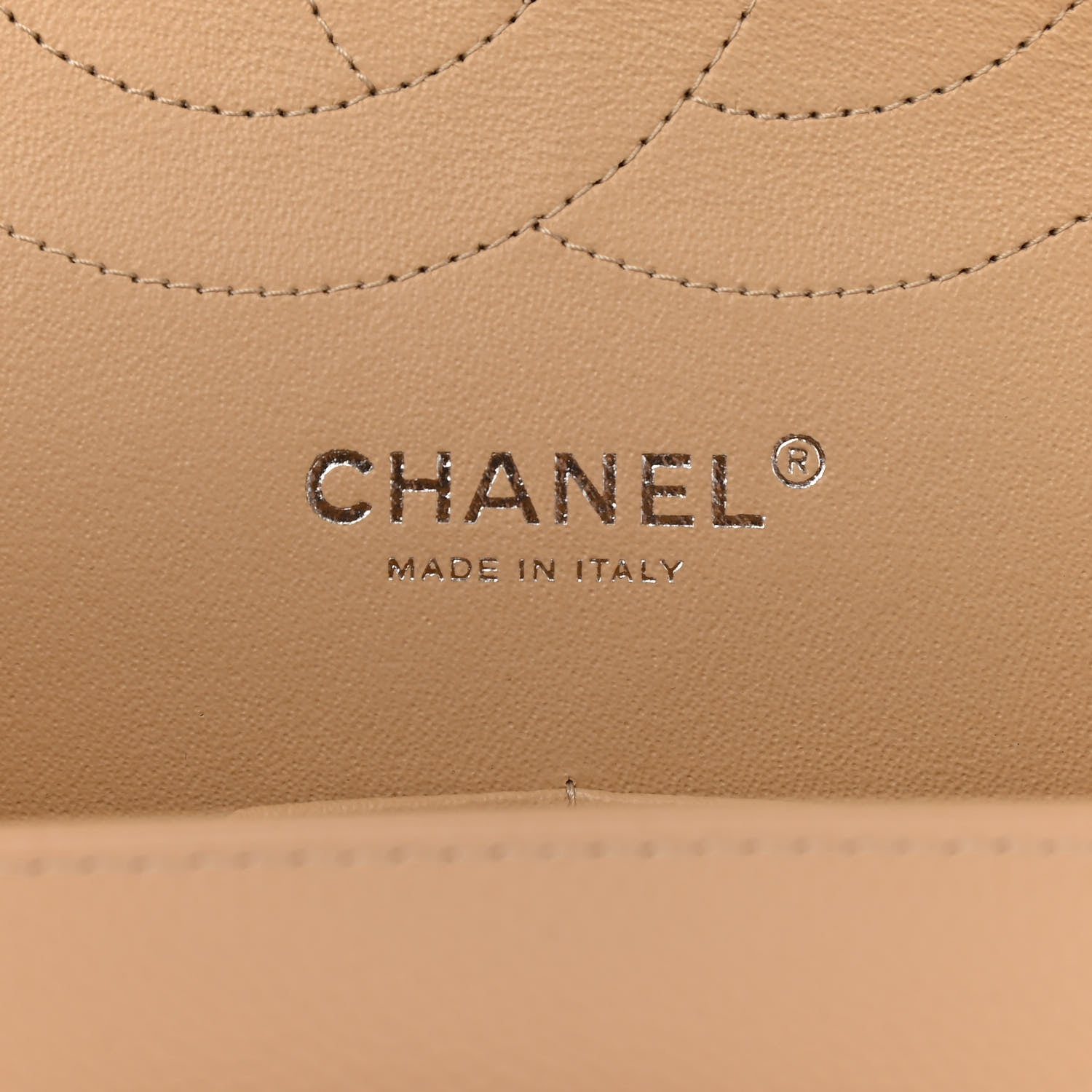 Chanel Caviar Quilted Jumbo Double Flap Beige 6 of 10