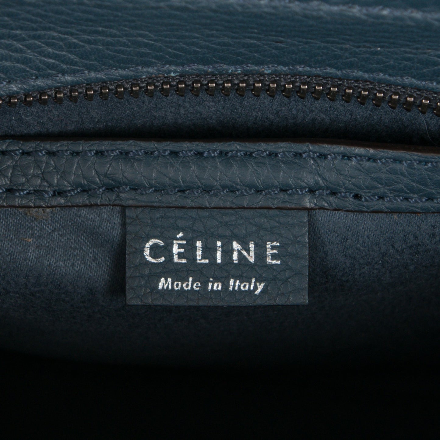 Drummed Calfskin Nano Luggage Orage