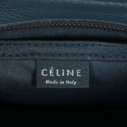 Celine Drummed Calfskin Nano Luggage Orage 7 of 7