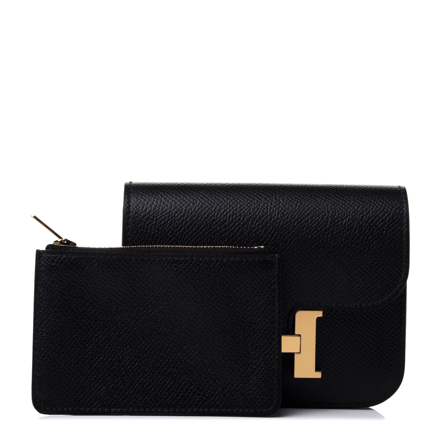 Hermes Epsom Constance Slim Wallet Black 1 of 5