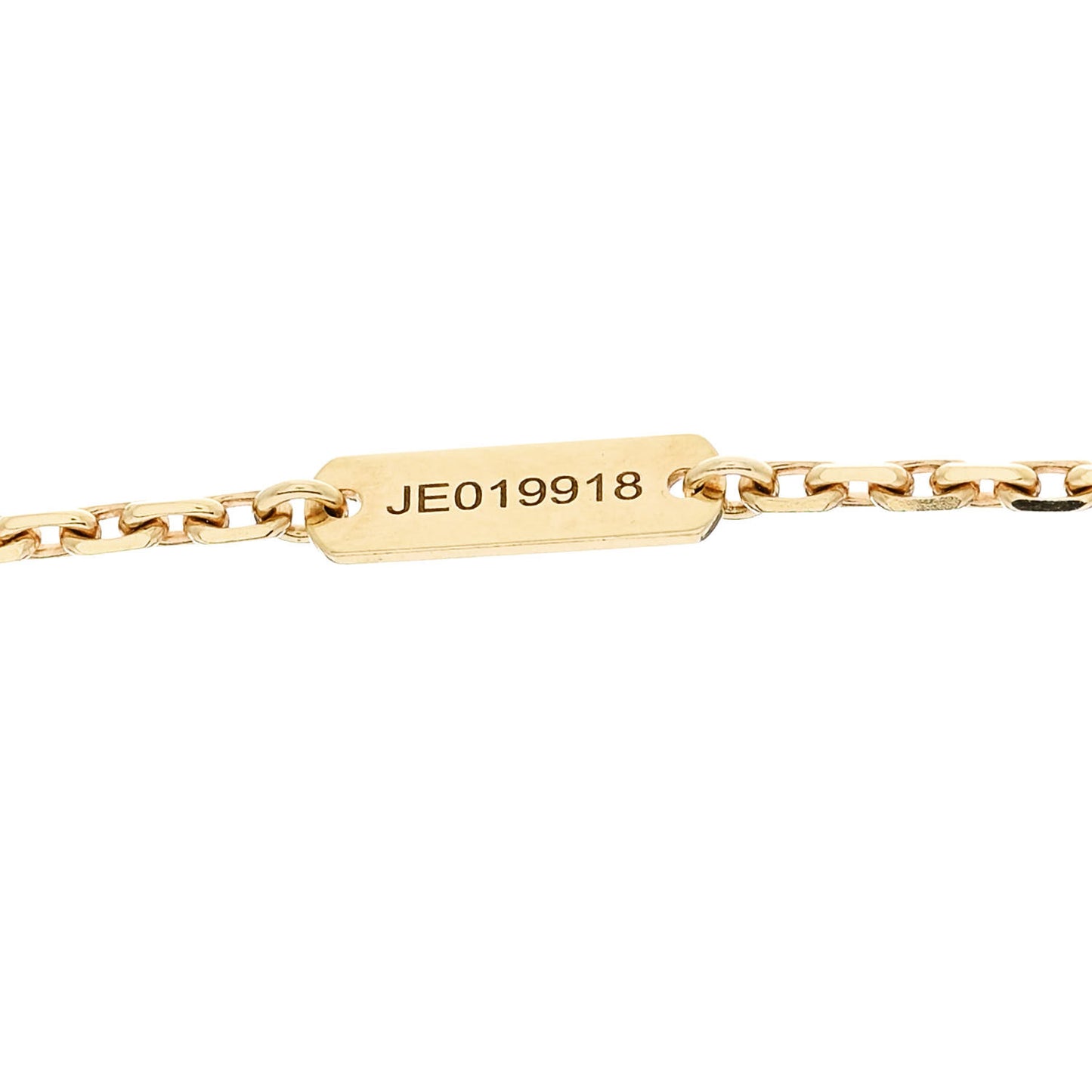 18K Yellow Gold Black Onyx Magic Alhambra Pendant Necklace