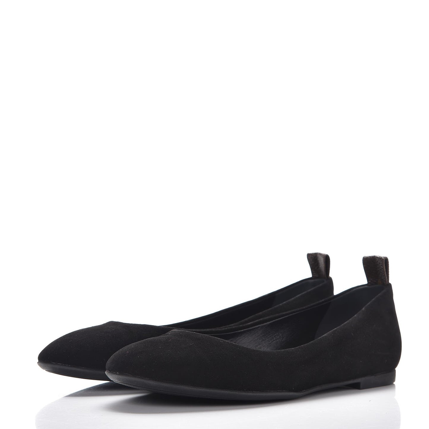 Suede Uniformes Ballet Flats 37 Black