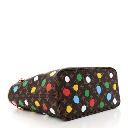 Louis Vuitton LV X YK Monogram Painted Dots Neverfull MM 4 of 9