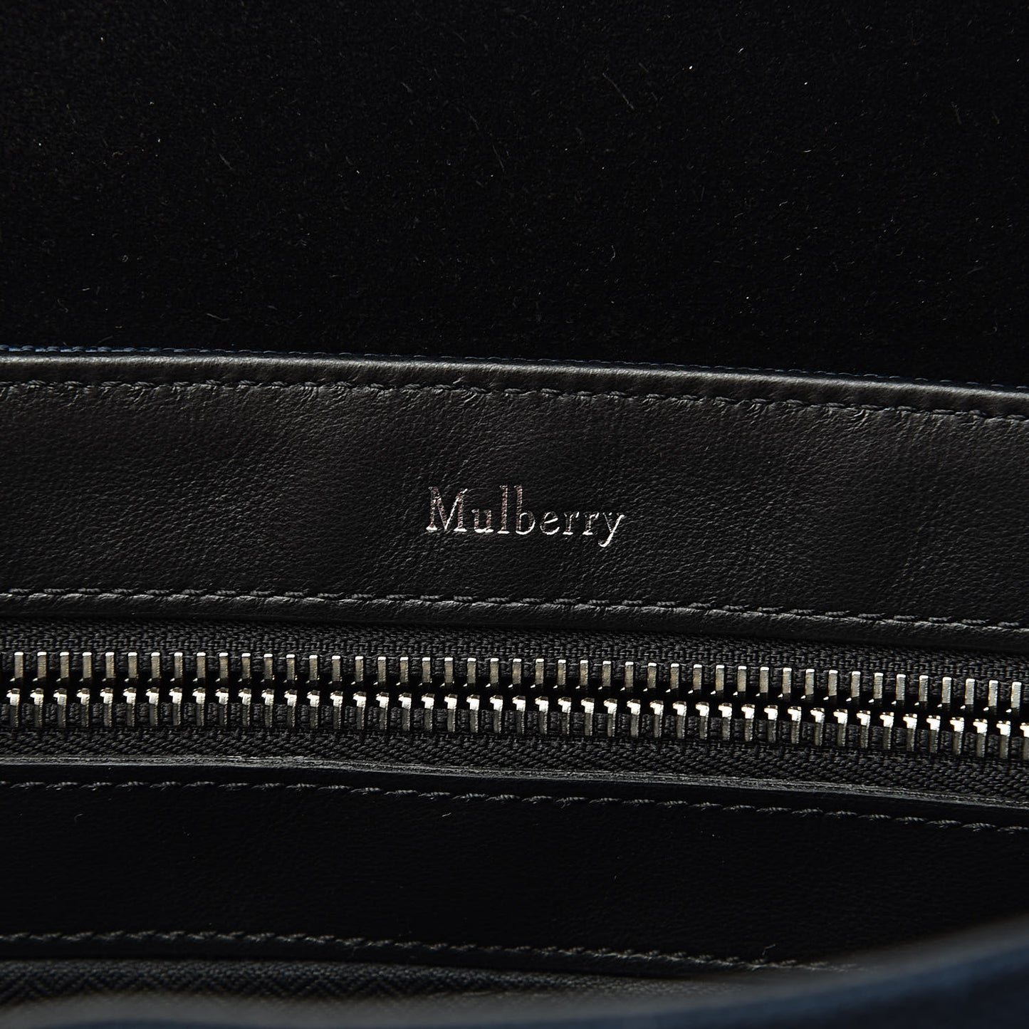 Nylon Calfskin Tall Bayswater Midnight Black