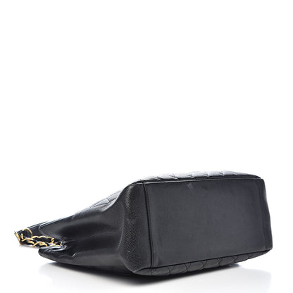 Chanel Caviar Quilted Grand Shopping Tote GST Black 4 of 23