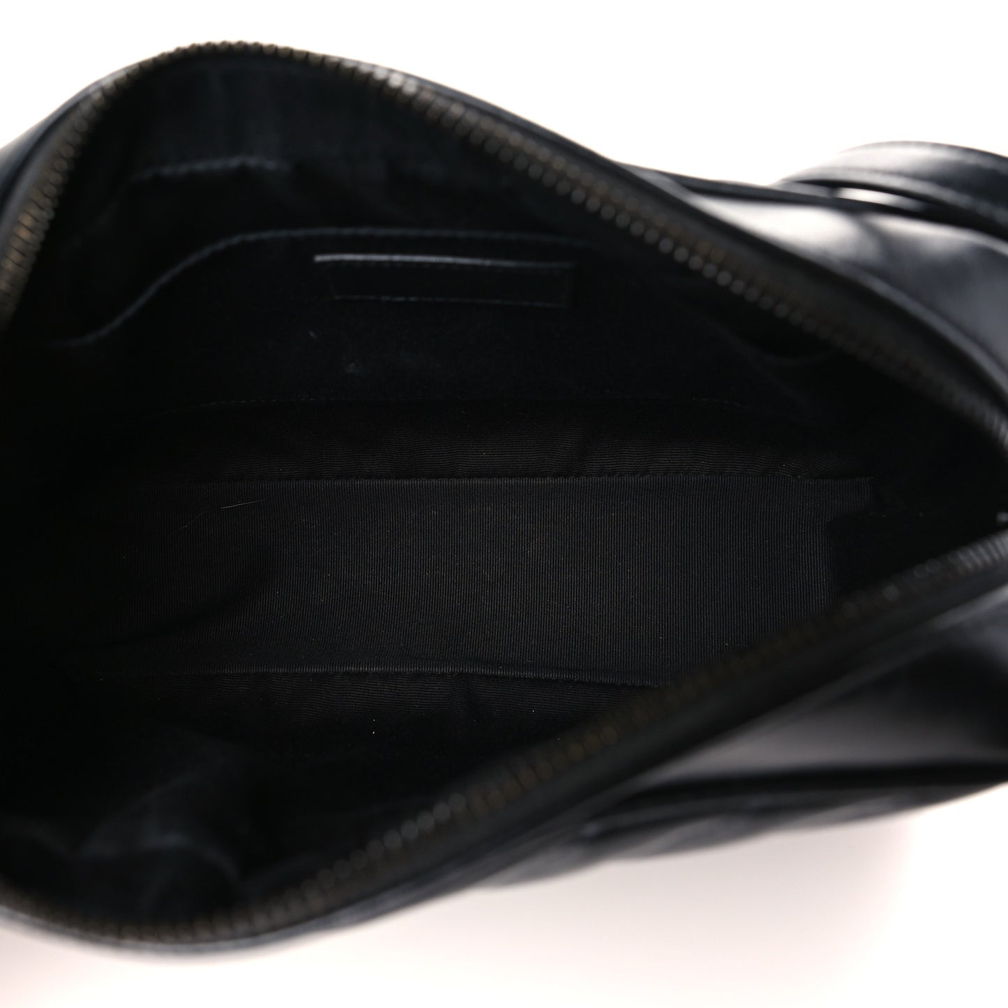 Calfskin Matelasse Monogram Lou Camera Bag Black