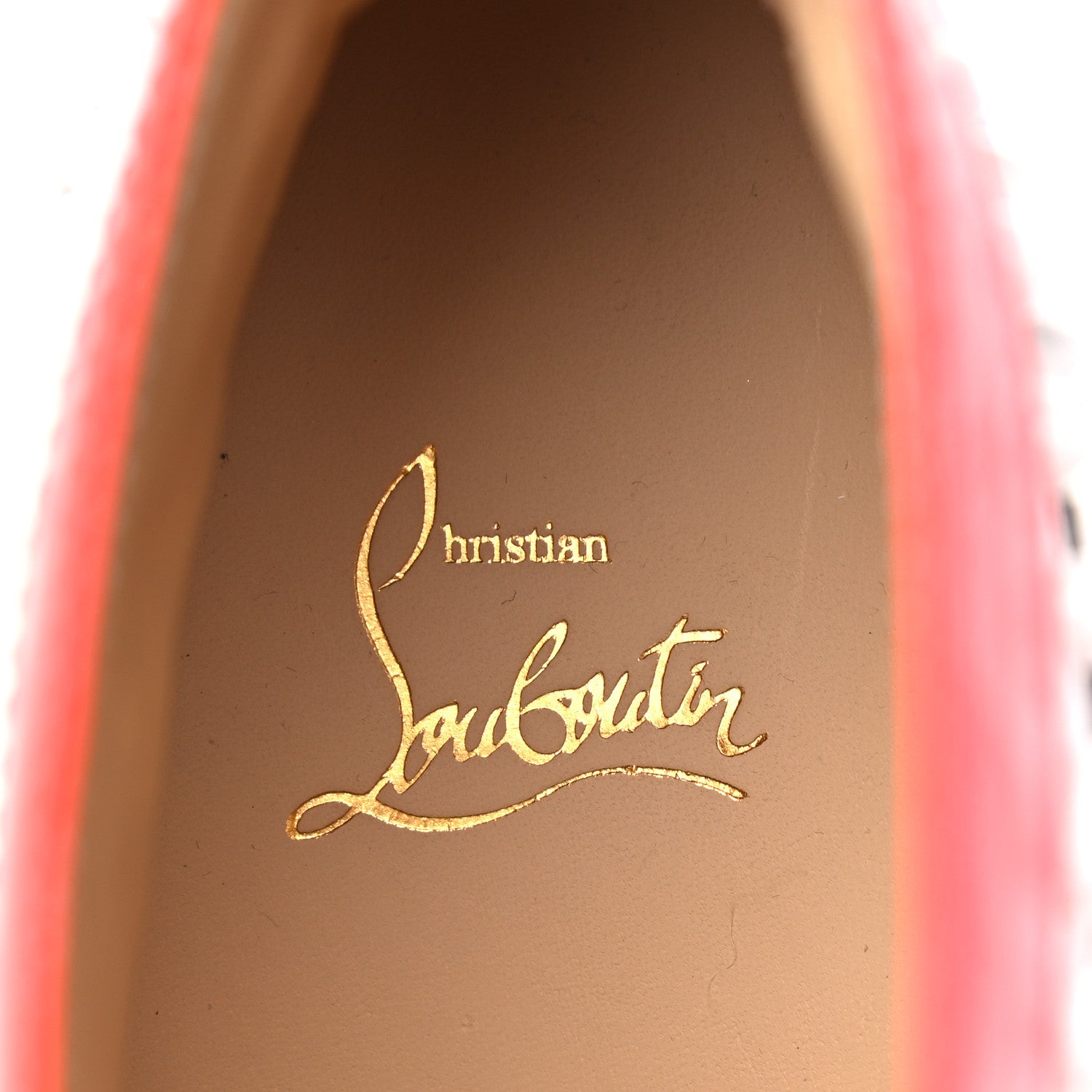 Christian Louboutin Calfskin Patent Louis Spikes Flat Sneakers 38.5 Multicolor 7 of 11