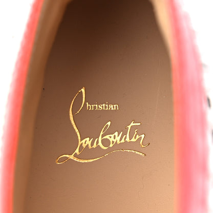 Christian Louboutin Calfskin Patent Louis Spikes Flat Sneakers 38.5 Multicolor 7 of 11