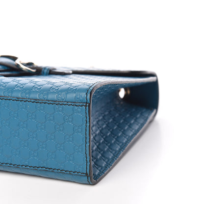 Gucci Soft Microguccissima Medium Emily Chain Shoulder Bag Deep Cobalt 6 of 10