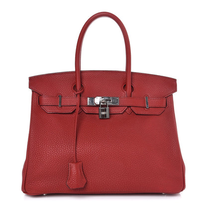 Hermes Togo Birkin 30 Rouge Garance 1 of 37