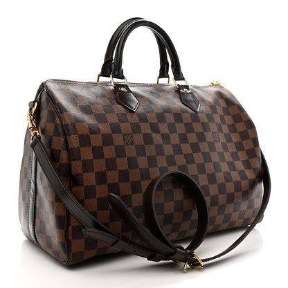 Louis Vuitton Damier Ebene Speedy Bandouliere 35 3 of 12