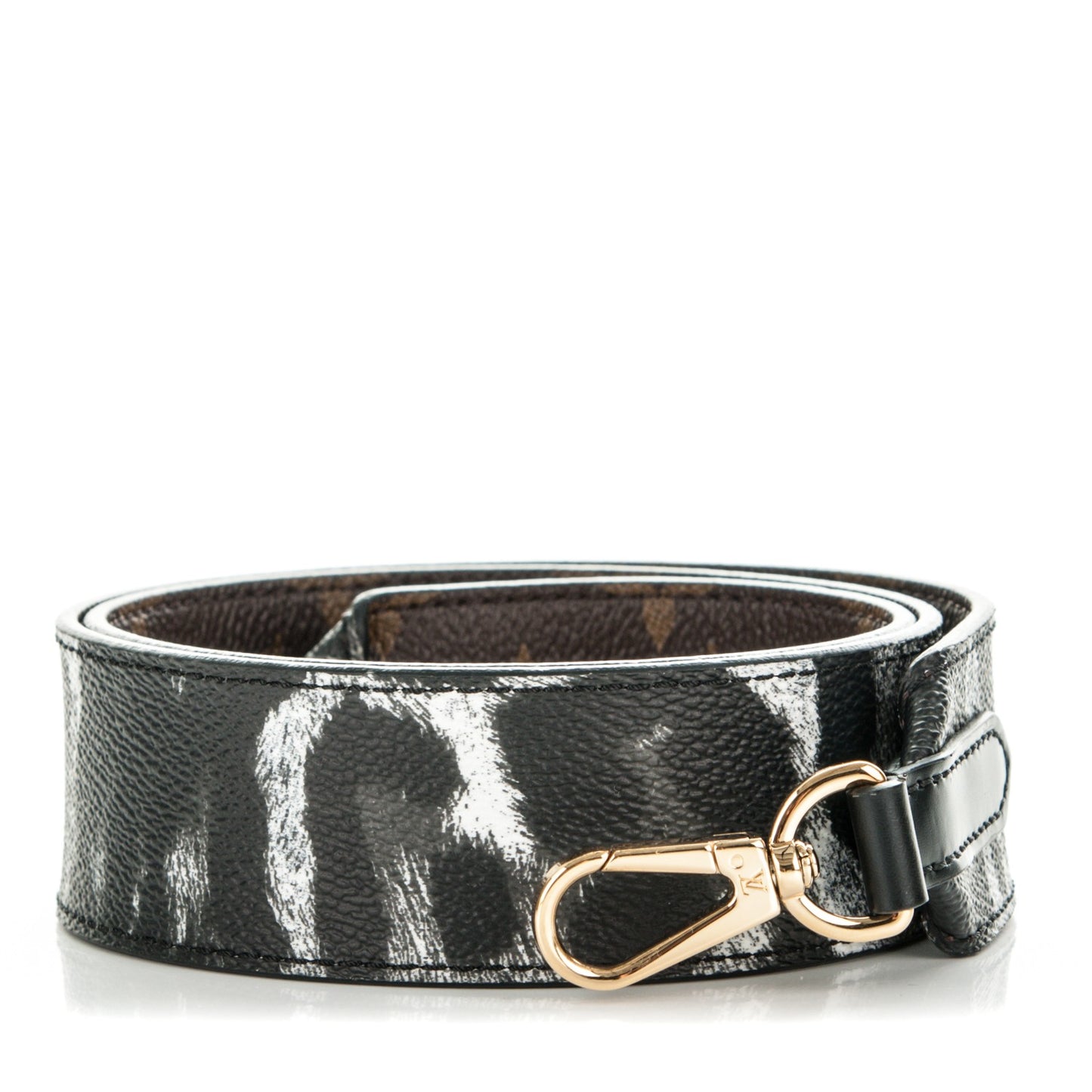 Monogram Animal Bandouliere Shoulder Strap Grey