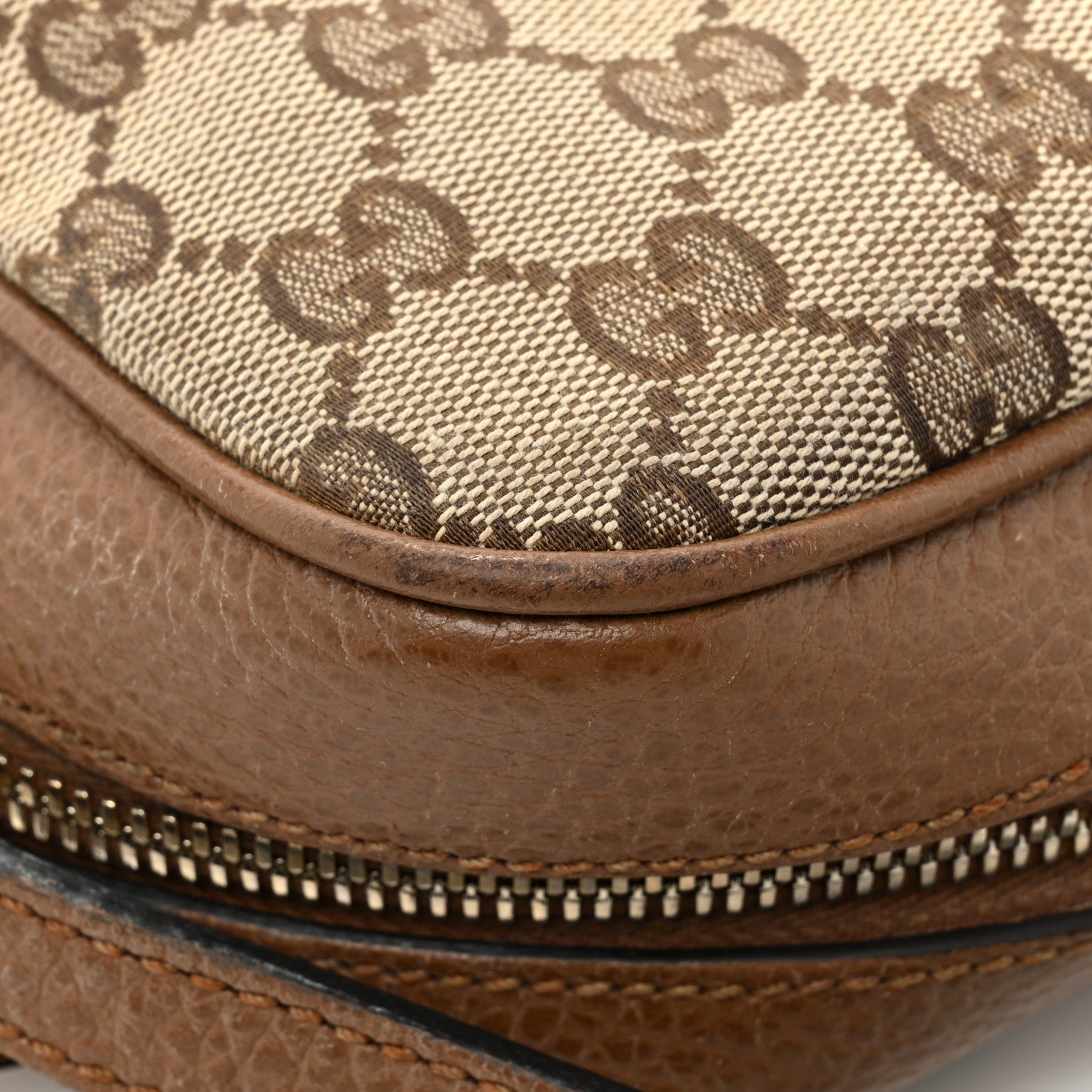Gucci Monogram Mini Bree Messenger Bag Beige Tabacco 18 of 21