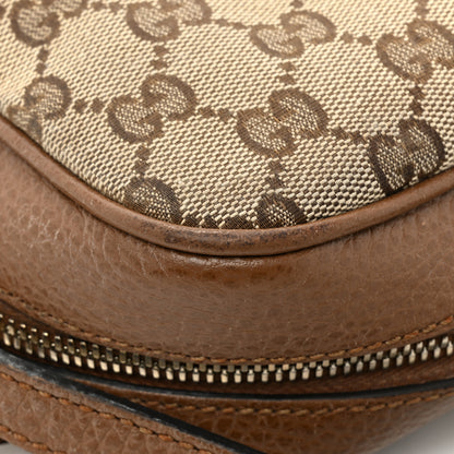 Gucci Monogram Mini Bree Messenger Bag Beige Tabacco 18 of 21
