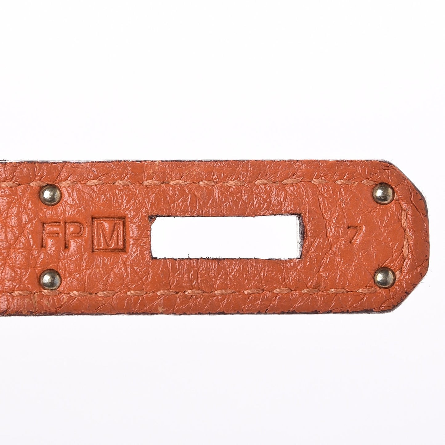 Taurillon Clemence Birkin 40 Orange