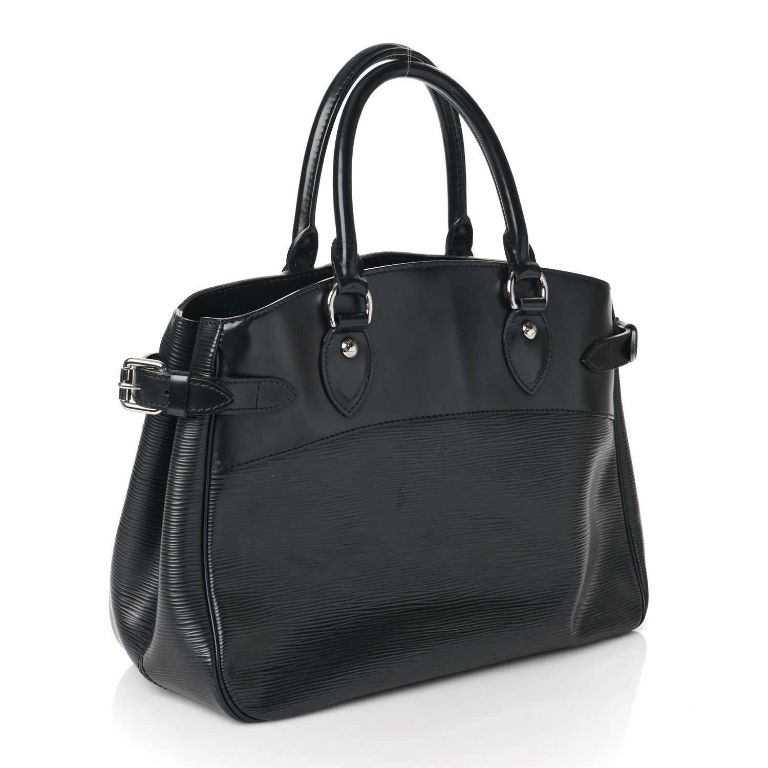 Louis Vuitton Epi Passy PM Black 3 of 9