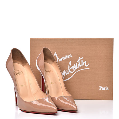 Christian Louboutin Patent Pigalle 120 Pumps 40.5 Nude 14 of 14