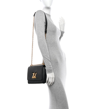 Louis Vuitton Epi Twist Shoulder Bag MM Black 2 of 13