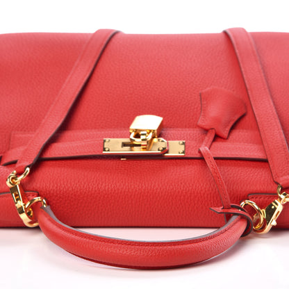 Hermes Togo Kelly Retourne 28 Rouge De Coeur 37 of 41