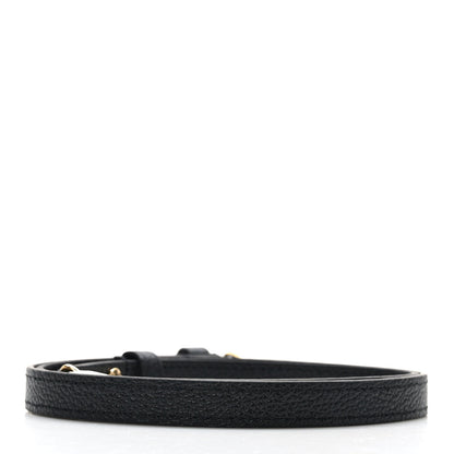 Louis Vuitton Calfskin Shoulder Strap Black 2 of 3