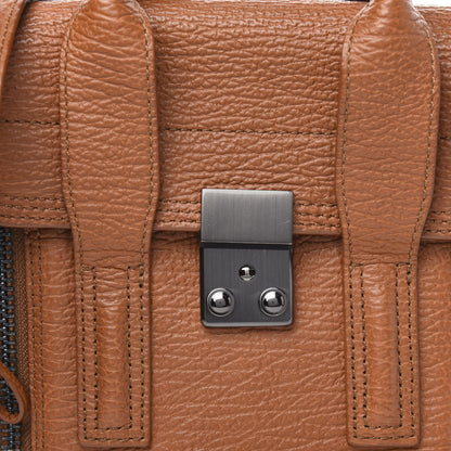 3.1 Phillip Lim 3.1 Textured Calfskin Mini Pashli Satchel Rust 11 of 12