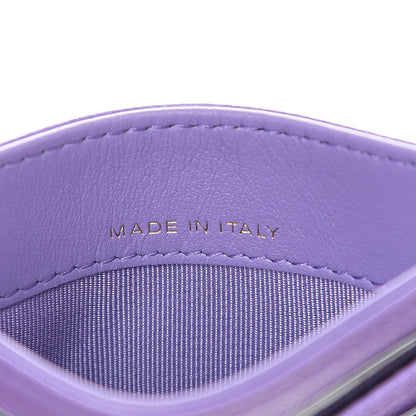 Chanel Caviar Quilted Card Holder Purple 6 of 8