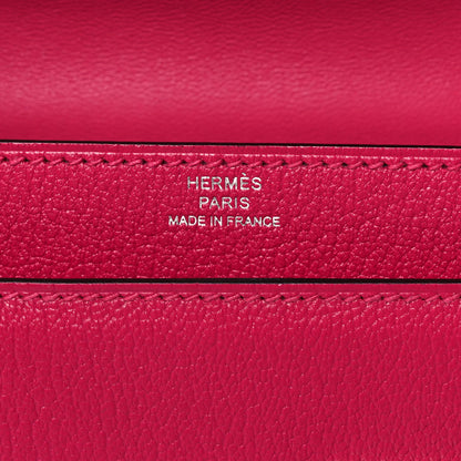 Hermes Chevre Mysore Mini Verrou Large Strap Bag Rose Mexico 6 of 12