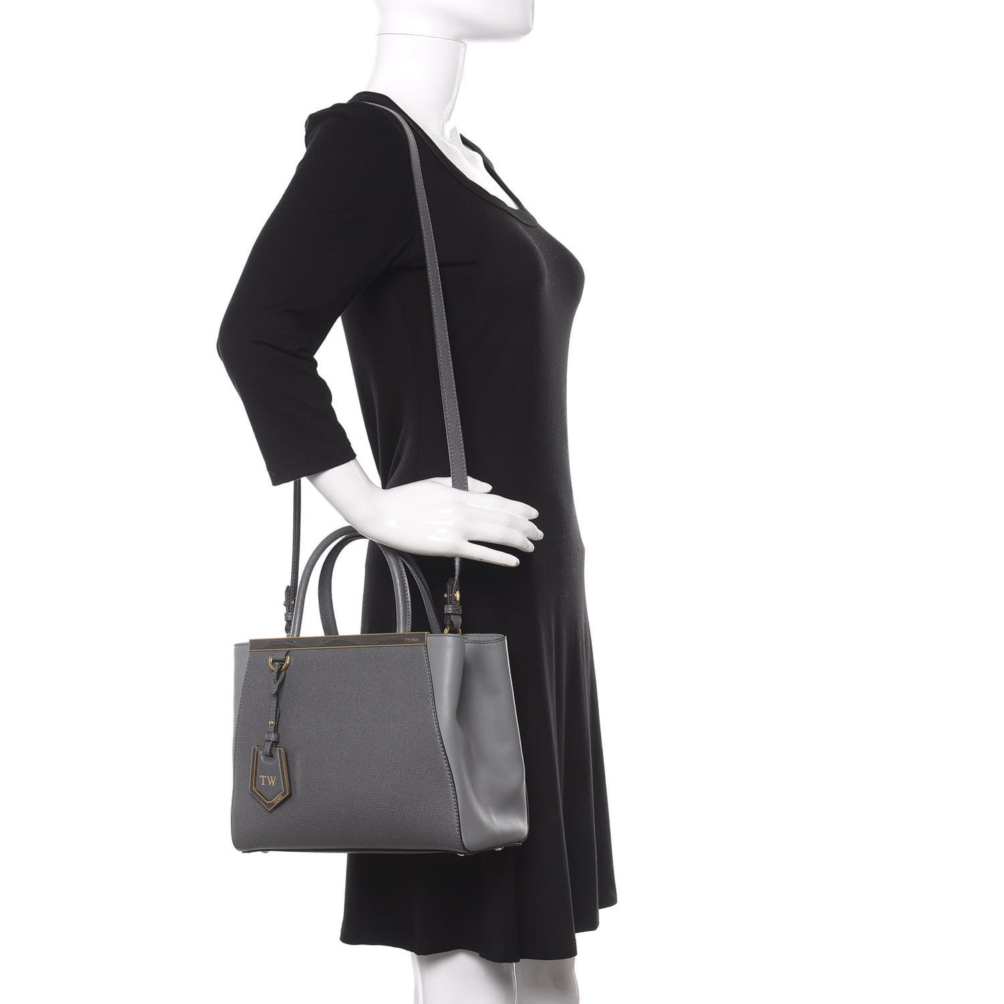 Vitello Elite Petite 2Jours Tote Grigio Grigio Chiaro