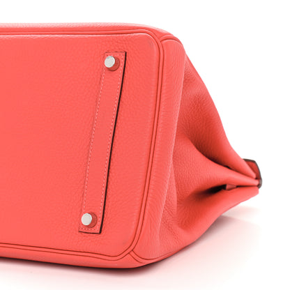 Hermes Taurillon Clemence Birkin 35 Rose Jaipur 10 of 17