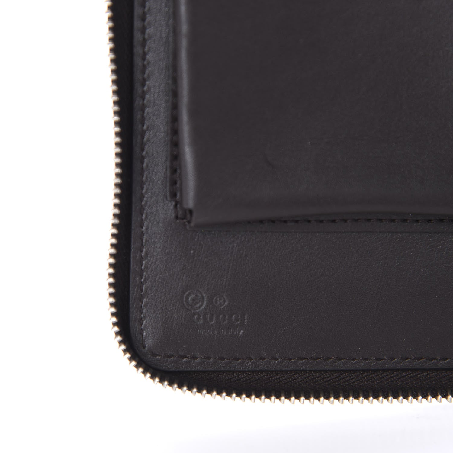 Gucci Soft Microguccissima Zip Around Top Handle Travel Wallet Loess 10 of 12