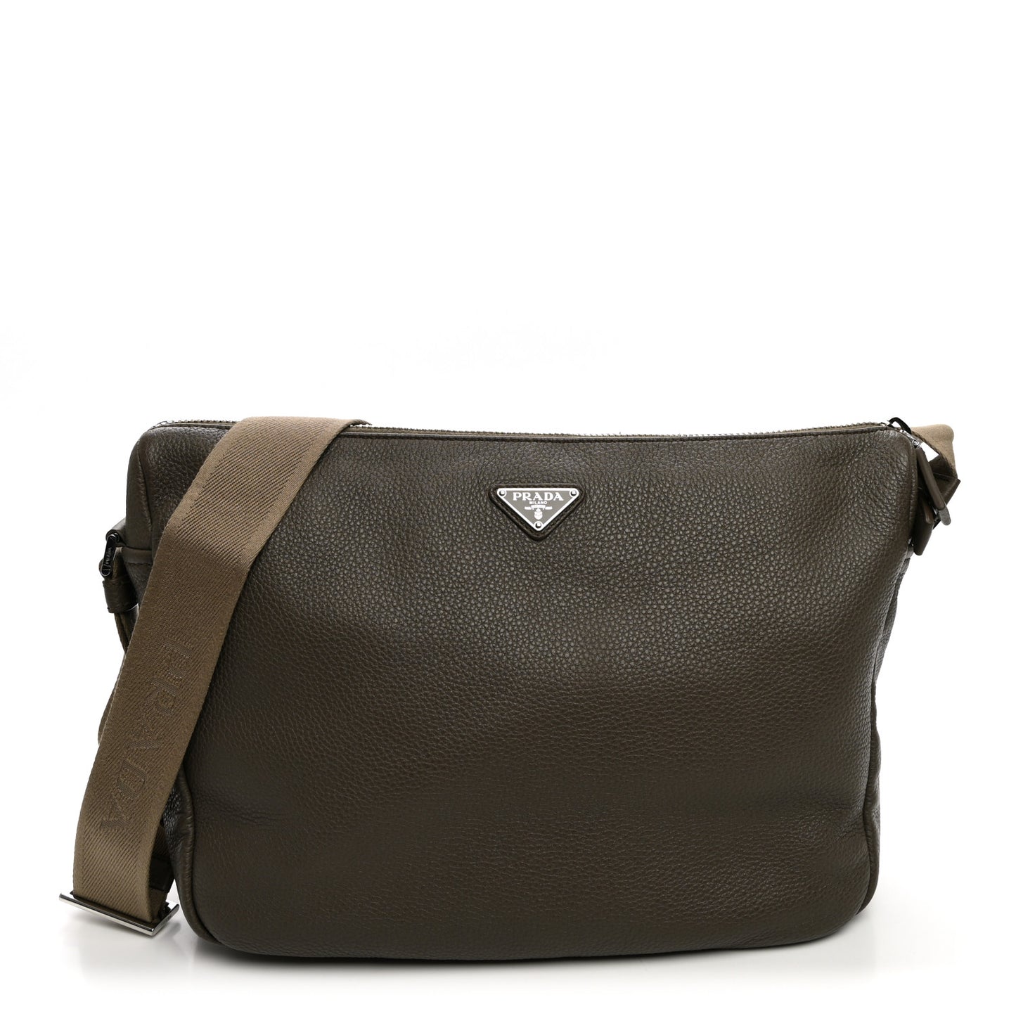 Vitello Daino Medium Messenger Bag Bambu