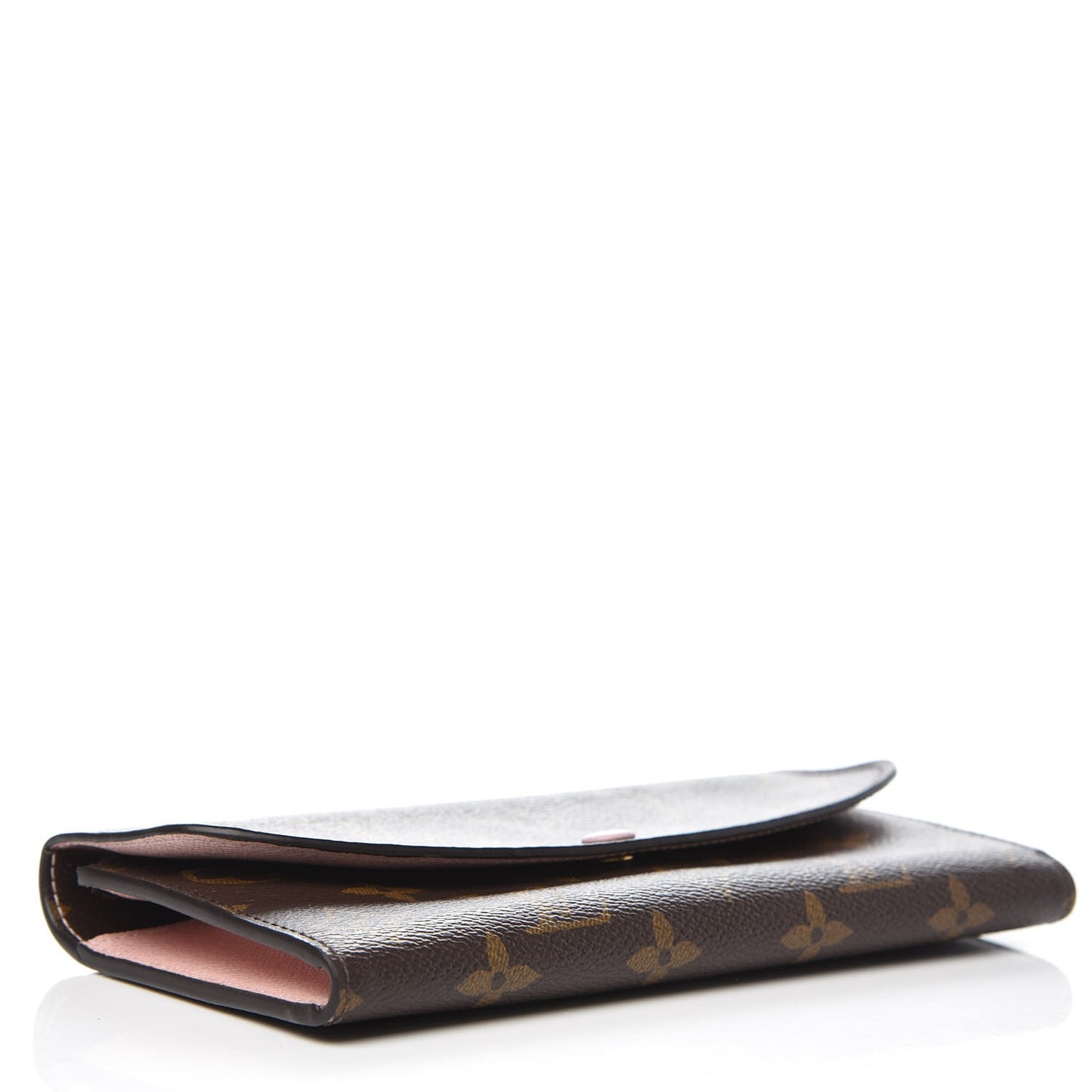 Monogram Emilie Wallet Rose Ballerine