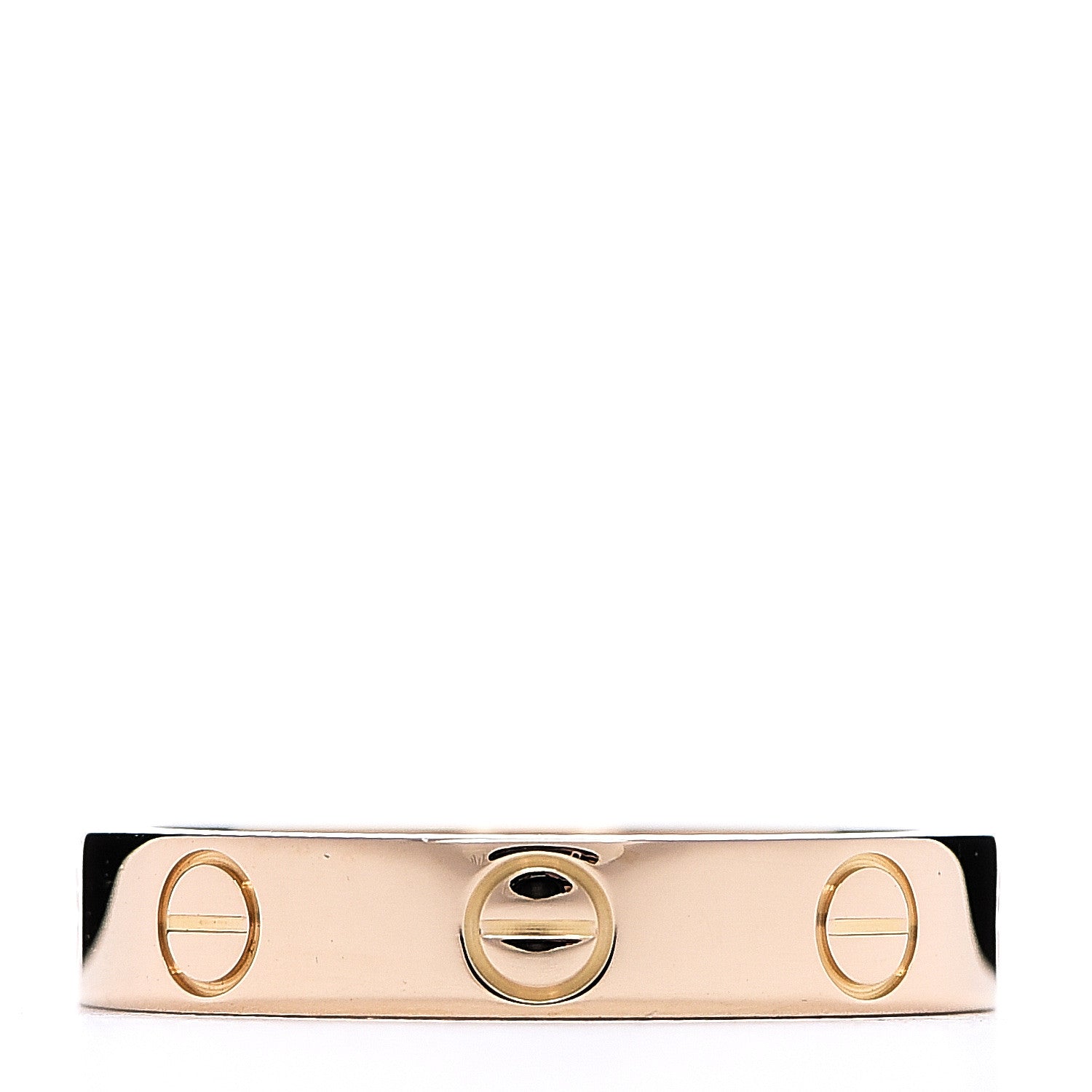 Cartier 18K Yellow Gold 3.5mm LOVE Wedding Band Ring 50 5.25 2 of 3