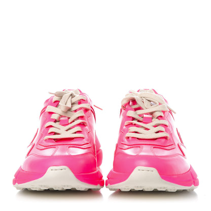 Gucci Calfskin Mens Rhyton Sneakers 8 Fuxia Fluo 2 of 10