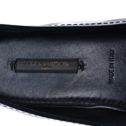 Louis Vuitton Patent Calfskin Oxford Ballerina Flats 38.5 Black 9 of 13