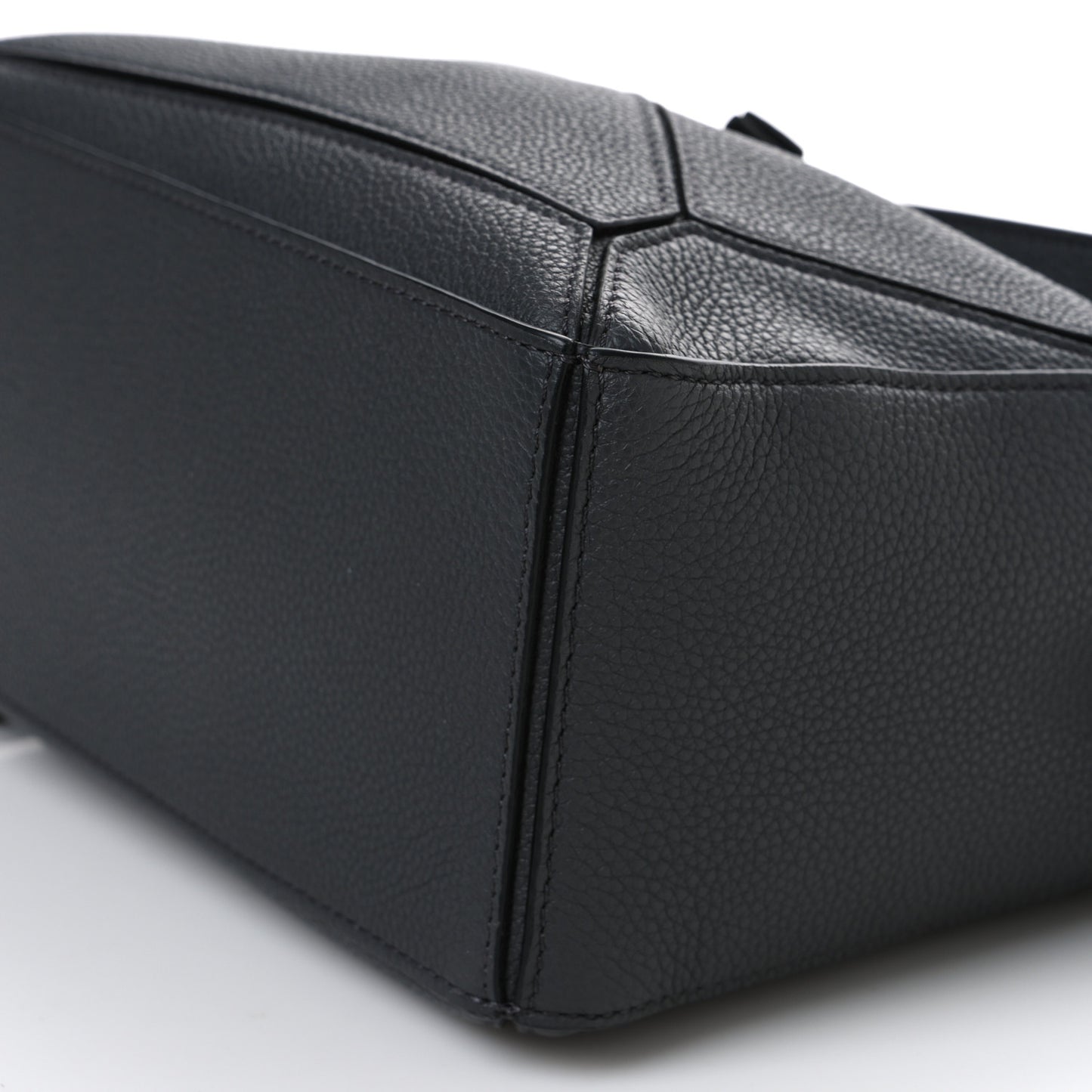 Calfskin Small Puzzle Bag Dark Grey