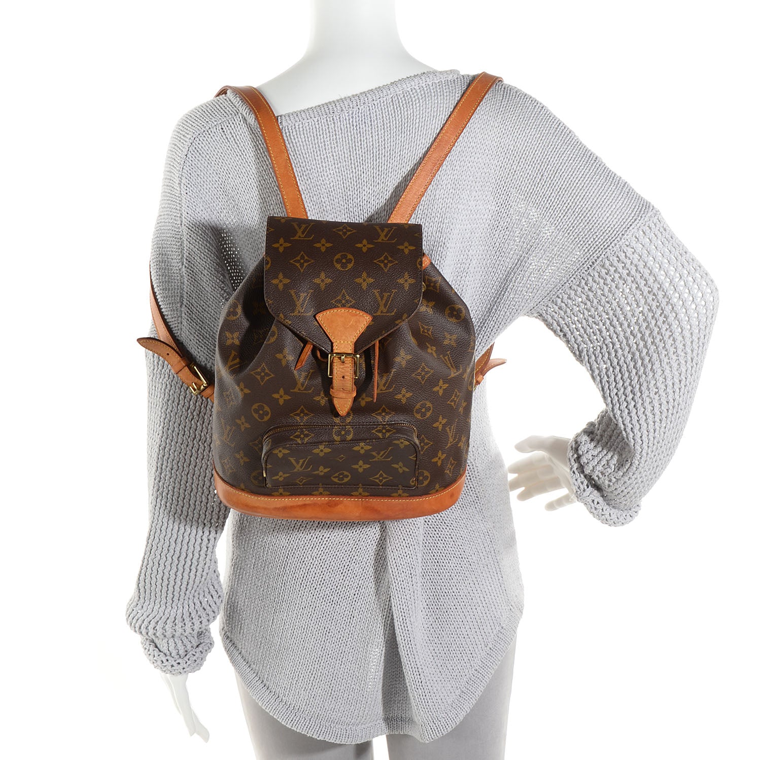 Louis Vuitton Monogram Montsouris MM Backpack 2 of 7