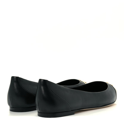 Louis Vuitton Lambskin Capucines Flat Ballerinas 40 Black 4 of 11