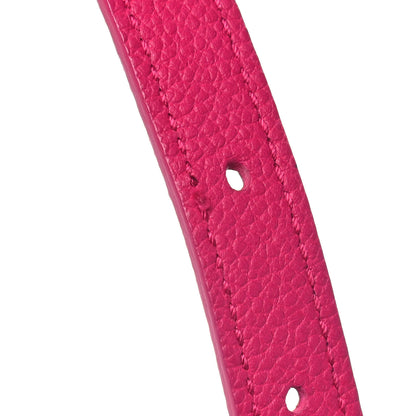 Saint Laurent Grained Calfskin Small Cabas Rive Gauche Bubblegum 11 of 11