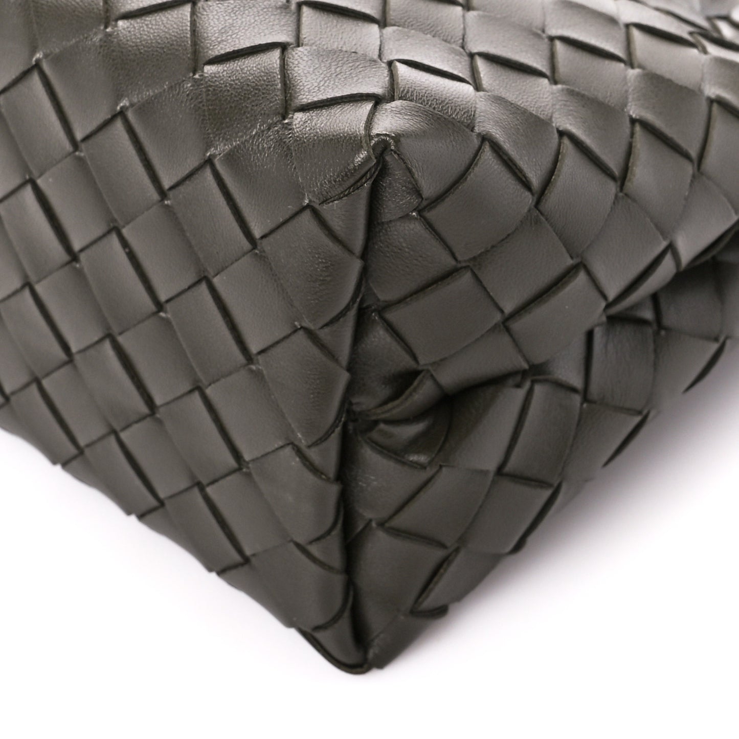 Nappa Intrecciato Small Andiamo Shoulder Bag Fondant