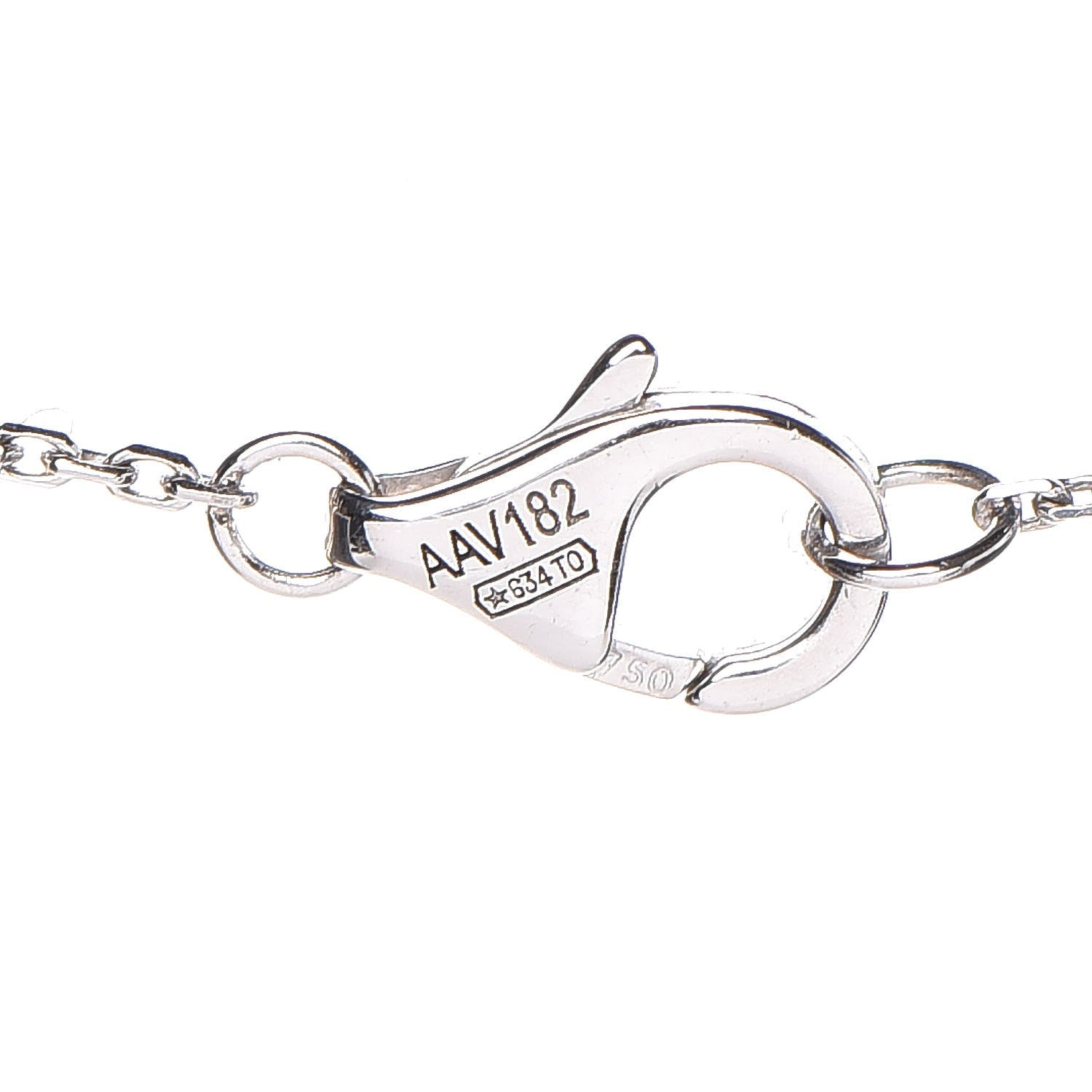 Cartier 18K White Gold Diamond XS Amulette de Pendant Necklace 6 of 7