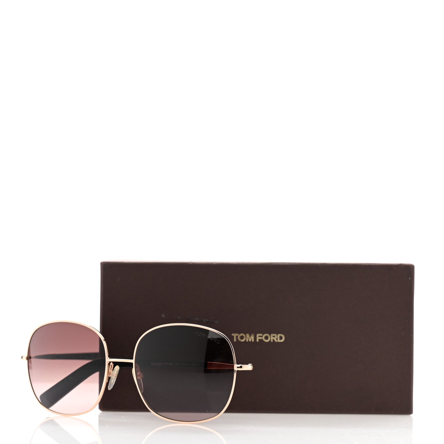 Tom Ford Acetate Georgina Sunglasses TF499 Purple 8 of 8